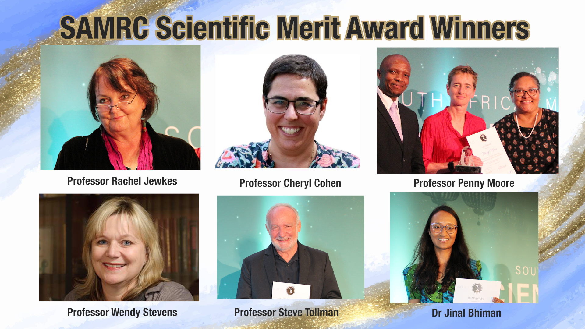 SAMRC Scientific Award Winners Wits 600x300
